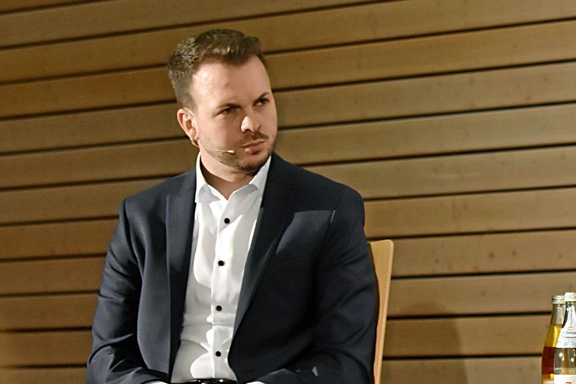 Kevin Dispan präsentierte beim Podium der BKZ eine Rede, die zu Teilen abgeschrieben war. Archivfoto: Tobias Sellmaier