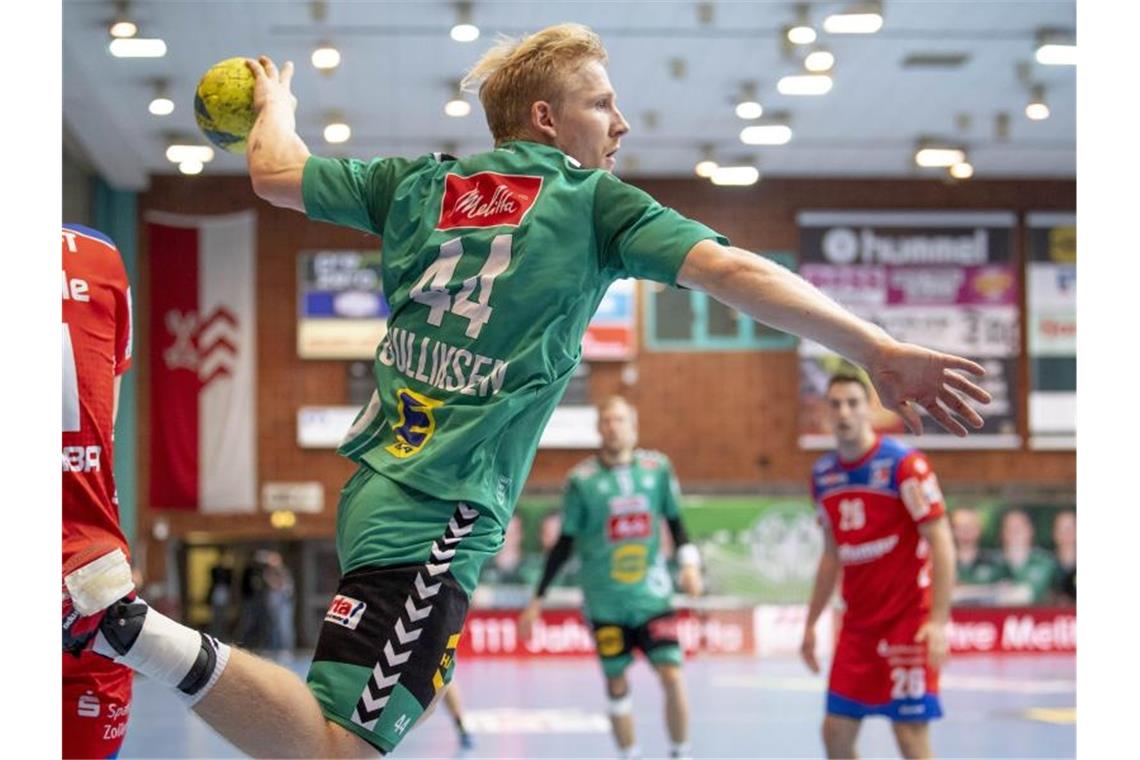 Göppingen holt norwegischen Nationalspieler Gulliksen Kevin Gulliksen wirft auf das Tor. Foto: David Inderlied/dpa/Archivbild