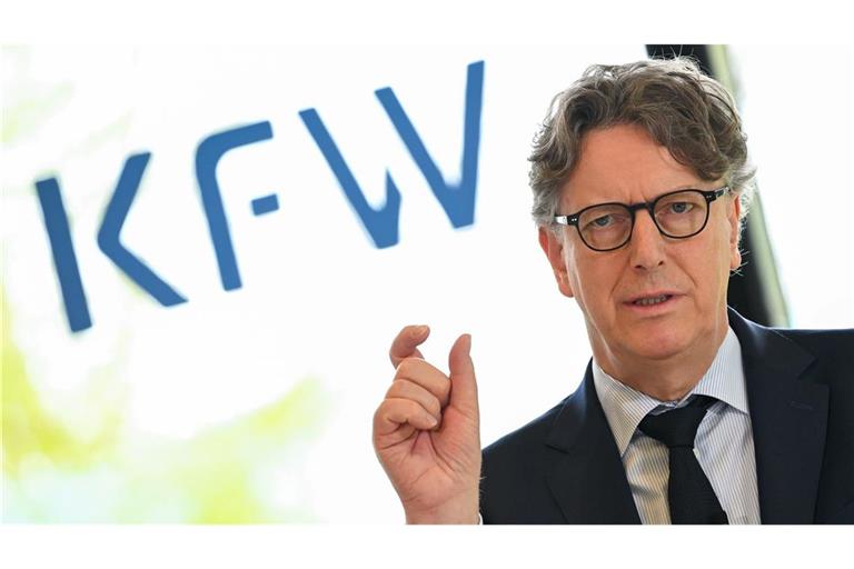 KfW-Vorstandschef Stefan Wintels kann starke Förderzahlen für 2025 vorweisen. (Archivbild)