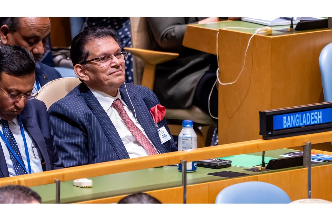 Khalilur Rahman, Außenminister von Bangladesch, wird der neue Präsident der Generalversammlung der Vereinten Nationen.
