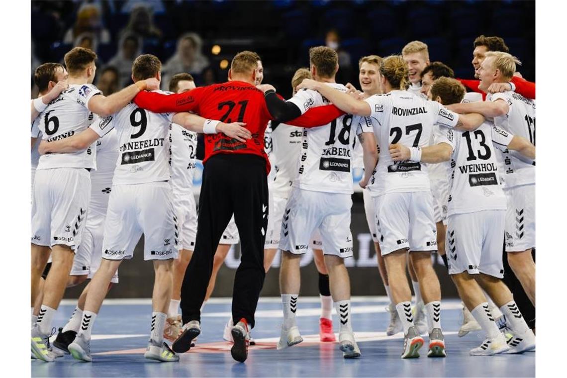 Kiels Handballer wollen auch in der Champions League triumphieren. Foto: Frank Molter/dpa