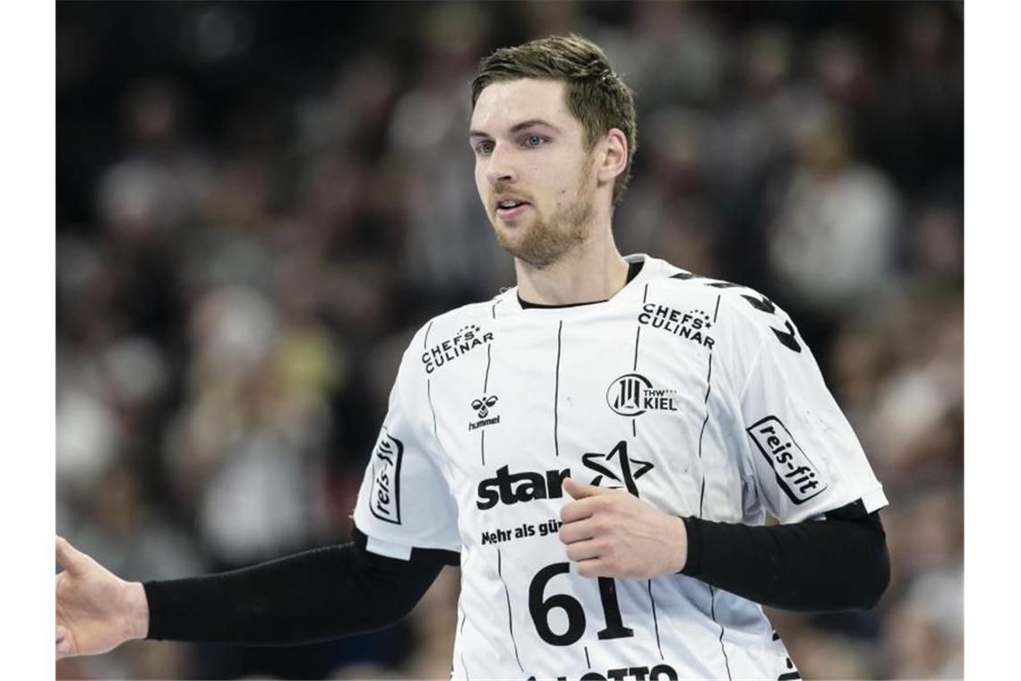 THW Kiel verteidigt Spitzenposition Kiels Kreisläufer Hendrik Pekeler. Foto: Frank Molter/dpa