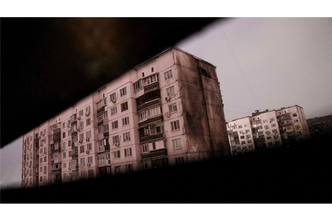 Kiew ist hart getroffen.