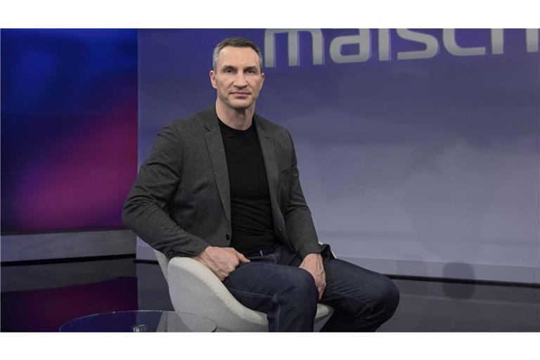 Kiews Bürgermeister Vitali Klitschko war der Sendung zugeschaltet (Archivbild).