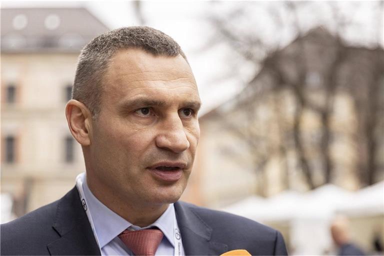 Kiews Bürgermeister Vitali Klitschko war der Sendung zugeschaltet (Archivbild).