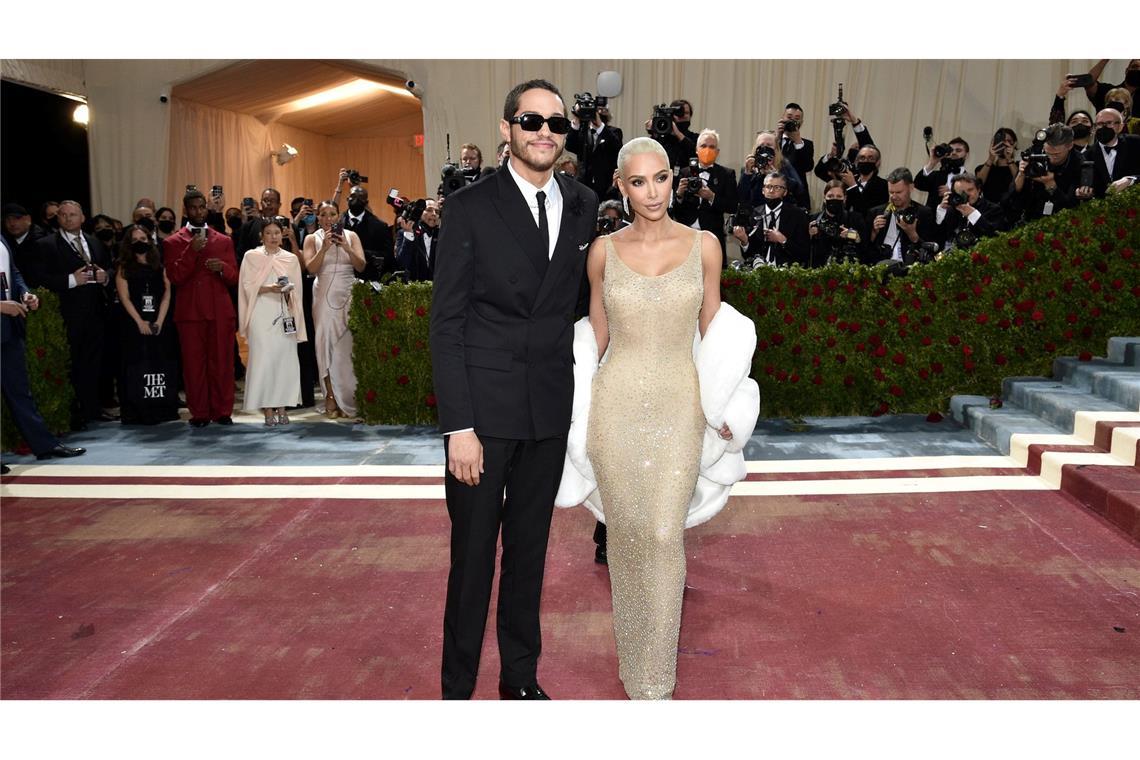 US-Komiker Pete Davidson wird Vater Kim Kardashian und Pete Davidson waren 2022 miteinander liiert. (Archivbild)