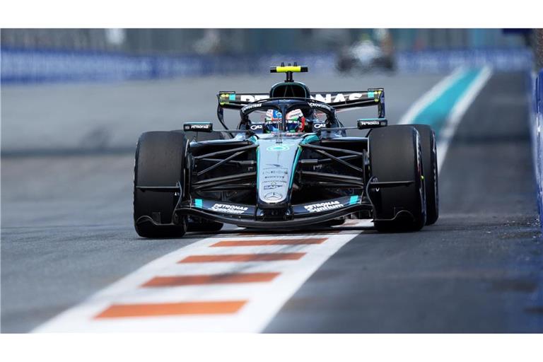 Kimi Antonelli geht von der Pole Position ins Miami-Rennen.