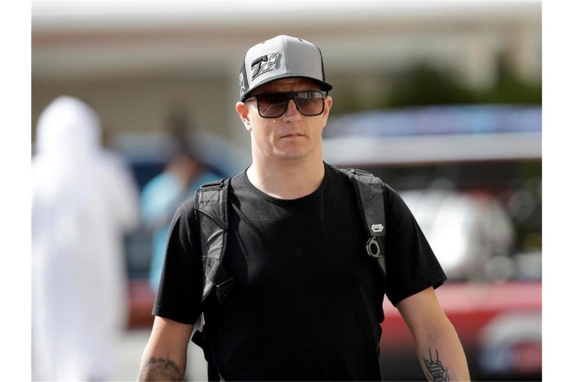 Formel-1-Finale in der Wüste Kimi Räikkönen wird am Sonntag seinen 312. Grand Prix in der Formel 1 bestreiten. Foto: Luca Bruno/AP/dpa