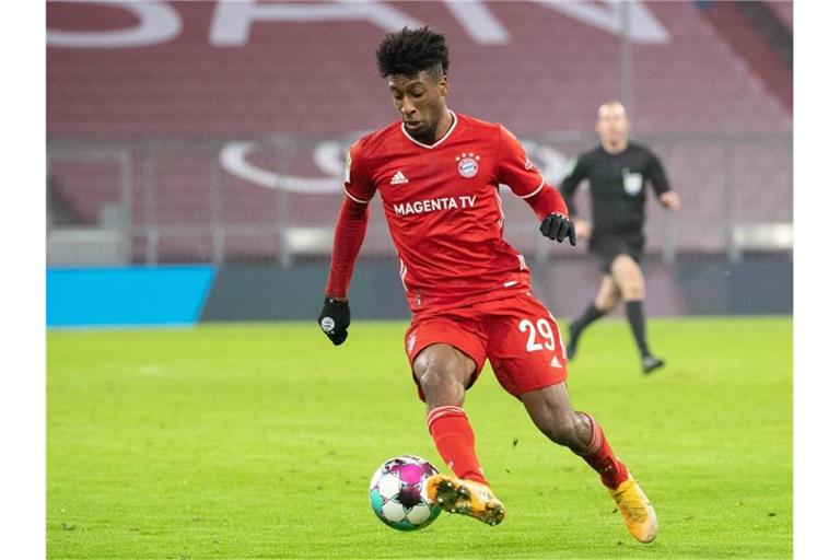 Kingsley Coman steht dem FC Bayern gegen Kiel nicht zur Verfügung. Foto: Matthias Balk/dpa