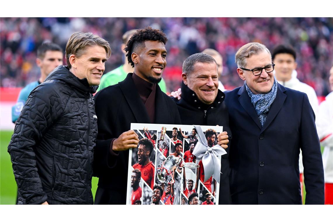 Kingsley Coman wurde am Wochenende offiziell verabschiedet.