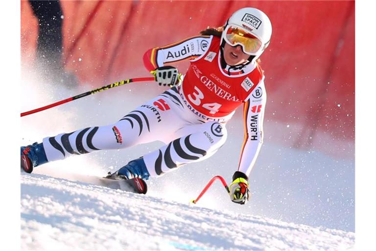 Kira Weidle ist beim Super-G in Lenzerheide die einzige deutsche Starterin. Foto: Karl-Josef Hildenbrand/dpa