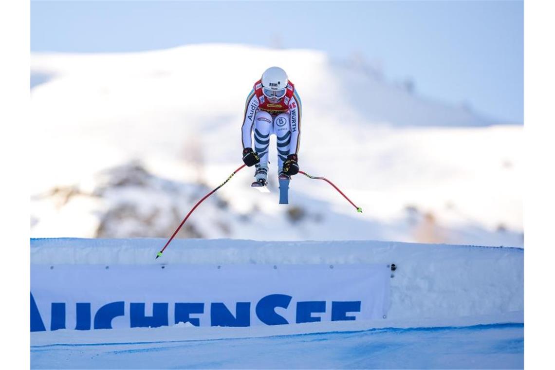 Biathleten, Skispringer und Weidle wollen weitere Erfolge Kira Weidle will nach ihrem fulminanten zweiten Platz in der Abfahrt im Super G nachlegen. Foto: Expa/Johann Groder/APA/dpa
