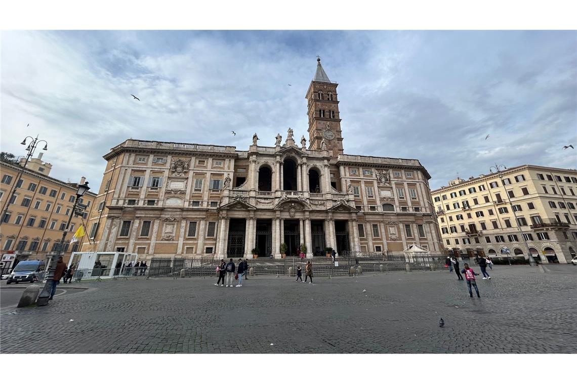 Die letzte Ruhestätte: Santa Maria Maggiore Kirche Santa Maria Maggiore, in der Papst Franziskus begraben werden möchte. (Archivbild)