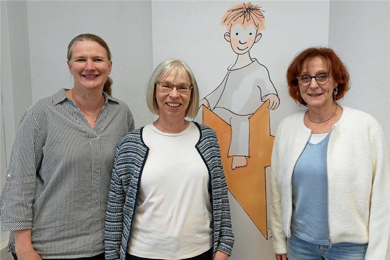 Kirsten Allgayer (von links), Regina Lierheimer und Birgit Rößler blicken auf eine eindrucksvolle Entwicklung seit den Anfängen des Kinder- und Jugendhospizdienstes zurück. Foto: Armin Fechter