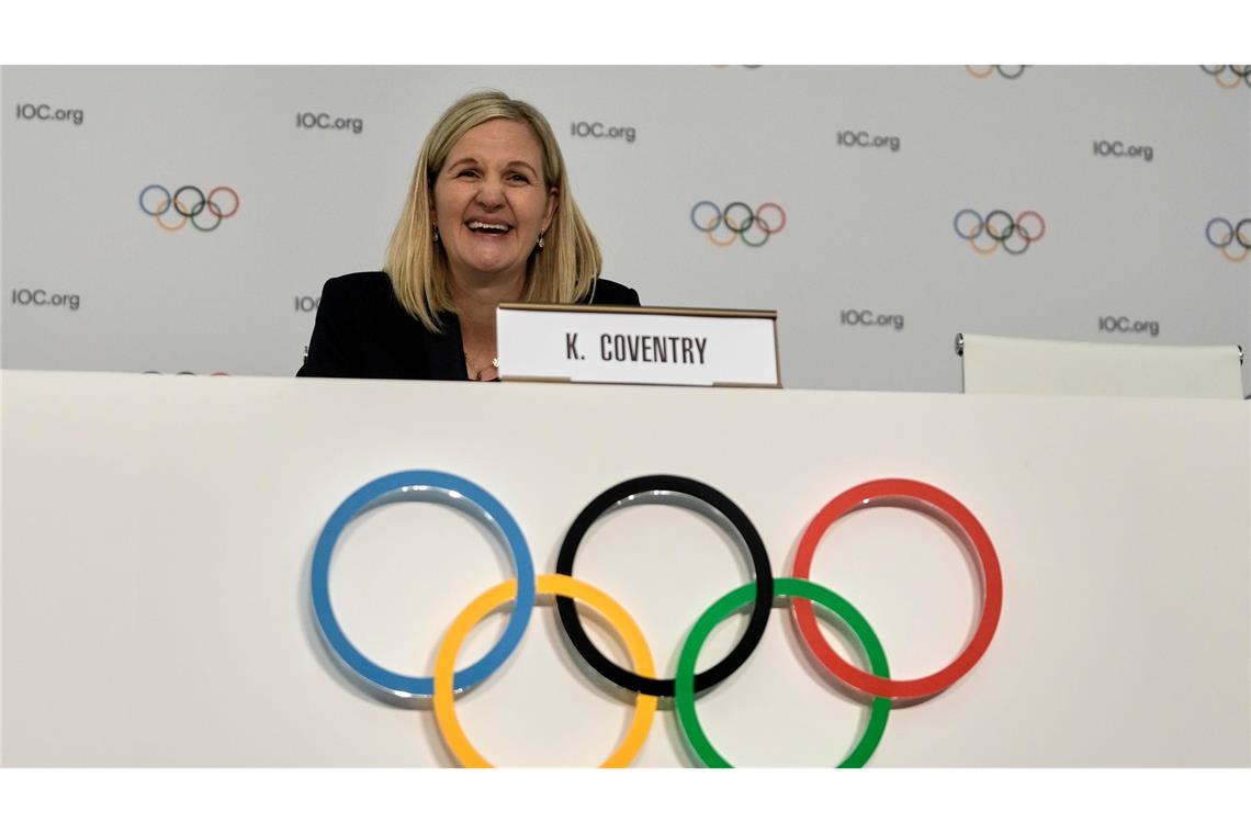 Kirsty Coventry ist die erste Frau an der Spitze des IOC.