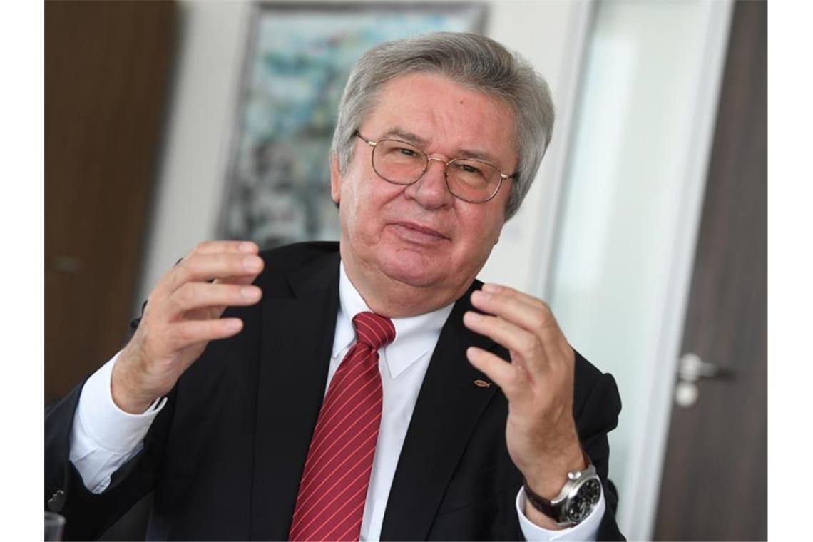 Unternehmer Klaus Fischer: Digitalpakt unzureichend Klaus Fischer, Inhaber der Unternehmensgruppe fischer. Foto: Uli Deck/Archivbild