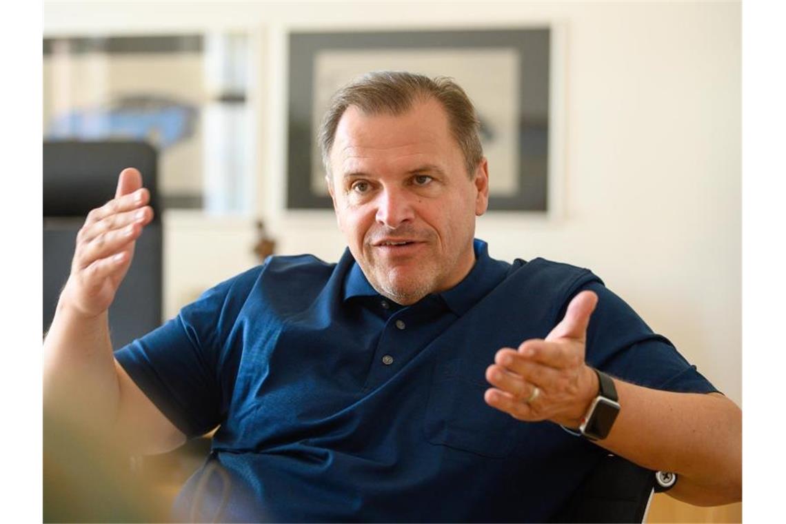 Klaus Holaschke, Oberbürgermeister der Stadt Eppingen. Foto: Sebastian Gollnow/dpa/Archivbild