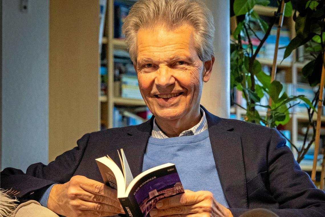 Backnanger Autoren meiden Frankfurter Buchmesse Klaus Wanninger mag den Trubel auf der Messe nicht. Foto: Alexander Becher