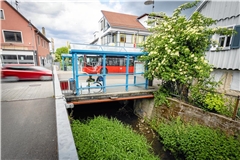 Kleines Bauwerk, große Wirkung: Nächstes Jahr wird die Brücke über den Klöpferbach abgerissen. Foto: Alexander Becher