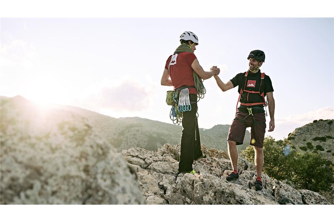 Kletterausrüstung zählt auch zum Sortiment des Online-Fachhändlers Bergfreunde.