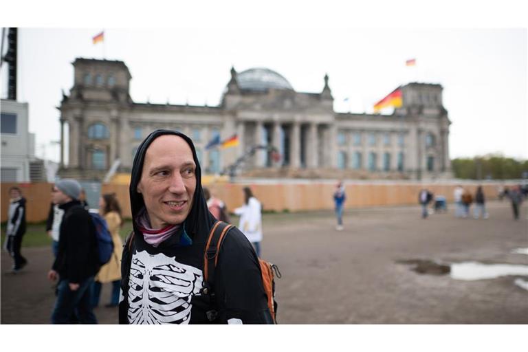 Klimaaktivist Wolfgang Metzeler-Kick hat seit 30 Tagen nichts gegessen.