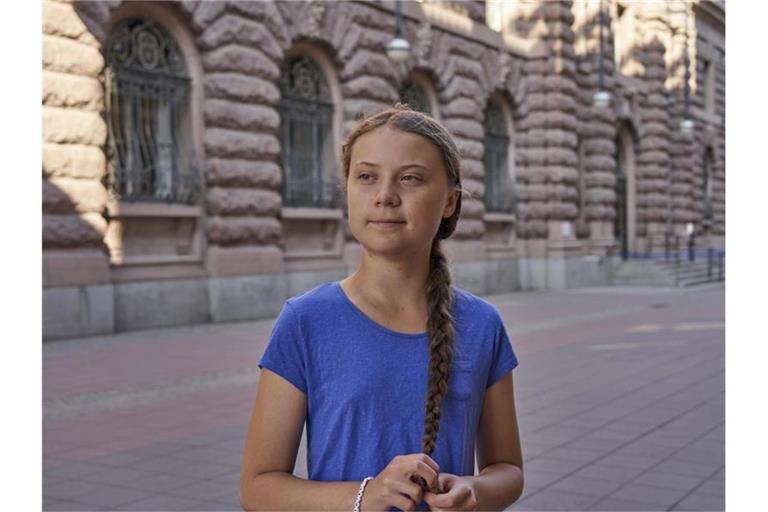Klimaaktivistin Greta Thunberg verlässt Schweden für längere Zeit und begibt sich auf Reisen, unter anderem zum Klimagipfel der Vereinten Nationen in New York. Foto: David Keyton/AP