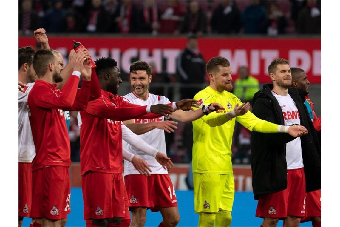 Köln konnte fünf der letzten sechs Spiele für sich entscheiden. Foto: Federico Gambarini/dpa