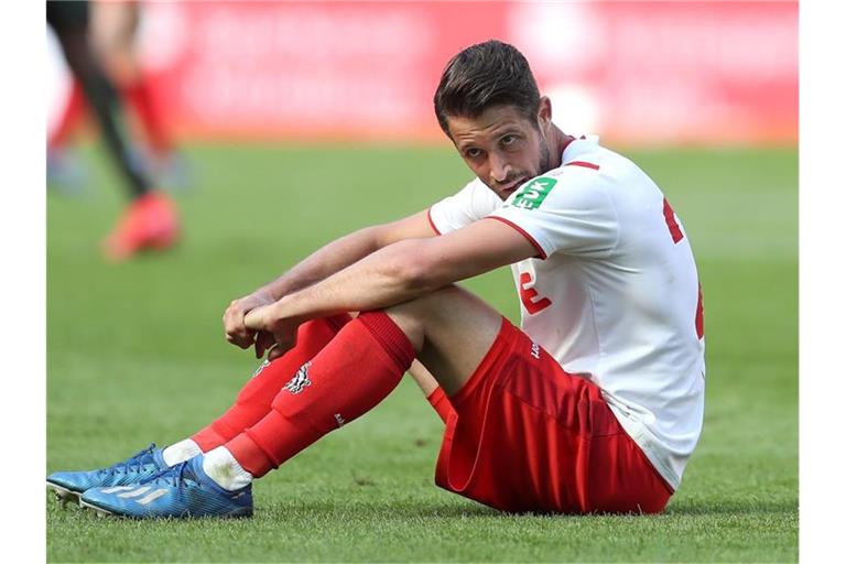 Kölns Mark Uth fehlt gegen Leipzig wegen muskulärer Probleme. Foto: Lars Baron/Getty/Pool/dpa