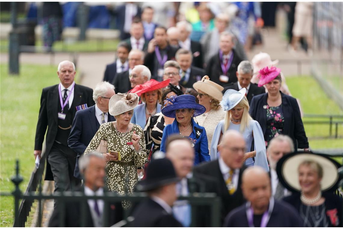 König Charles hat hunderte Ehrenamtliche eingeladen.