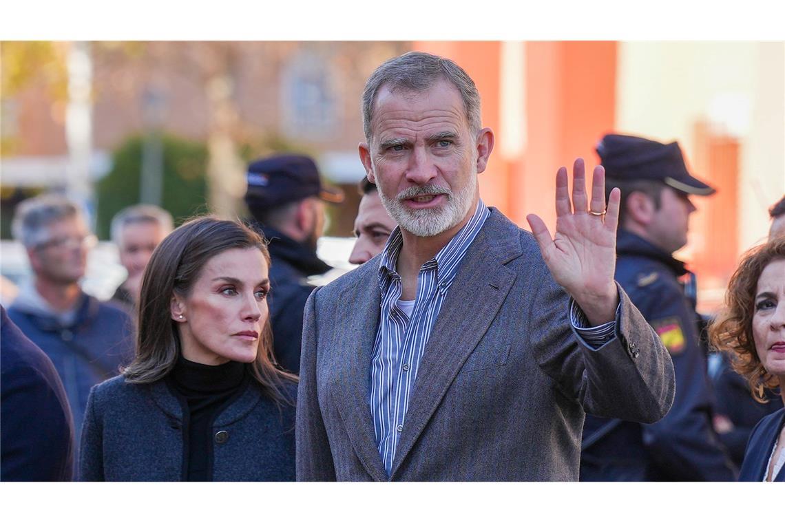König Felipe VI. und Königin Letizia eilten nach Andalusien.