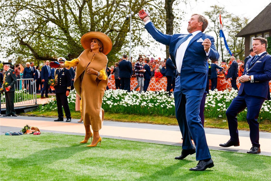 König und Königin nahmen an verschiedenen Spielen und Aktivitäten teil.