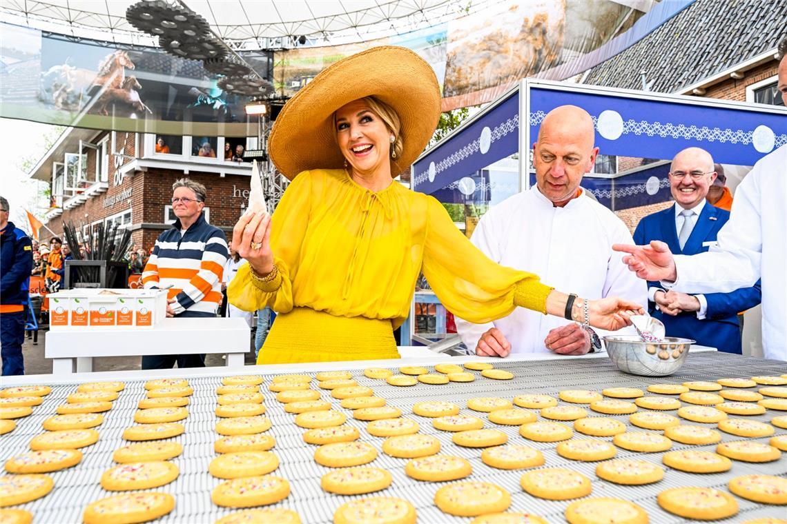 Königin Máxima am Koningsdag 2026 in Dokkum.