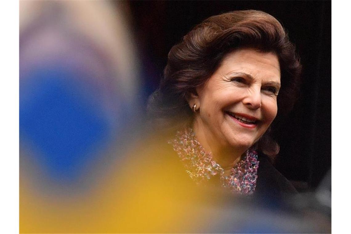 Königin Silvia von Schweden lächelt. Foto: Hendrik Schmidt