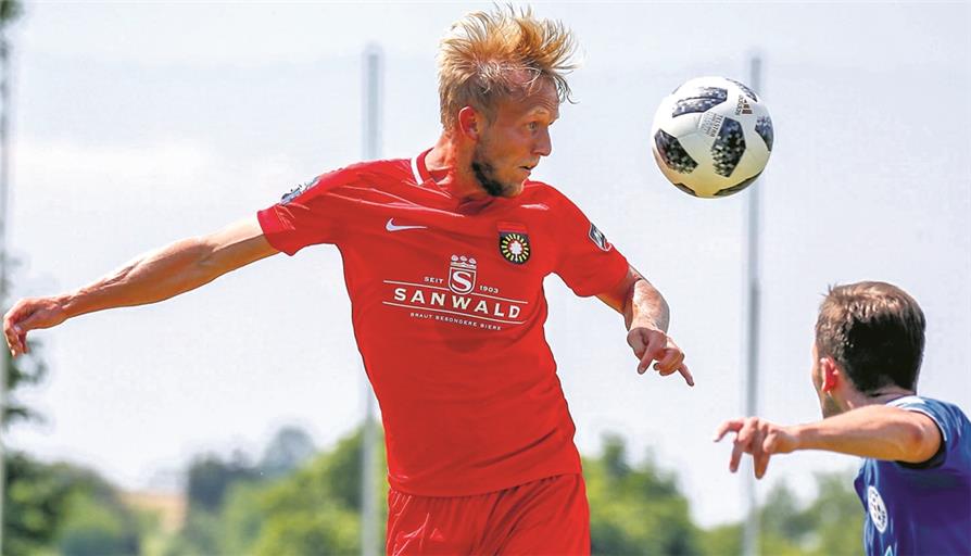 Könnte von der Verletztenliste direkt in die Startelf der SG rutschen: Michael Vitzthum, der als linker Verteidiger eine Alternative ist. Foto: A. Becher