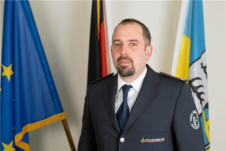 Kommandant Daniel Schwaderer verlässt Backnang schon wieder. Foto: Stadt Backnang