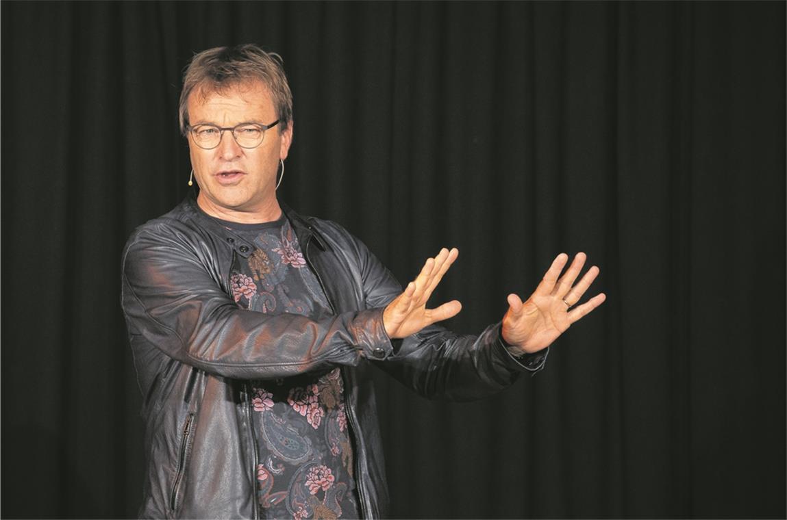 Abi, Pizza und Thermomix Kommt immer wieder gerne in die Gruschtelkammer: Kabarettist Heinrich del Core. Foto: A. Becher