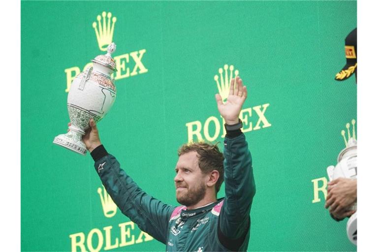 Konnte sich nur kurz über seinen zweiten Platz in Ungarn freuen: Sebastian Vettel. Foto: James Gasperotti/ZUMA Press Wire/dpa