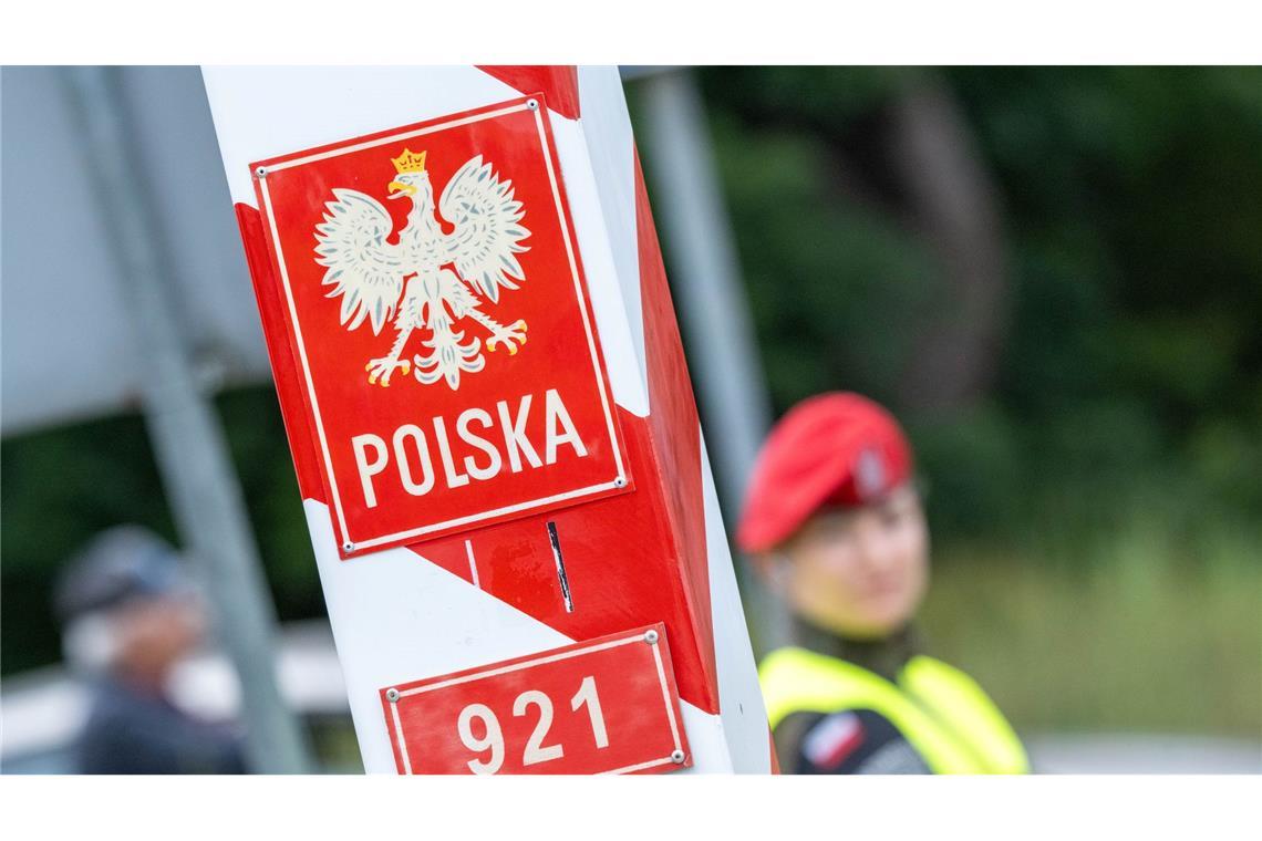 Bilder des Tages Kontrolle an der polnischen Grenze