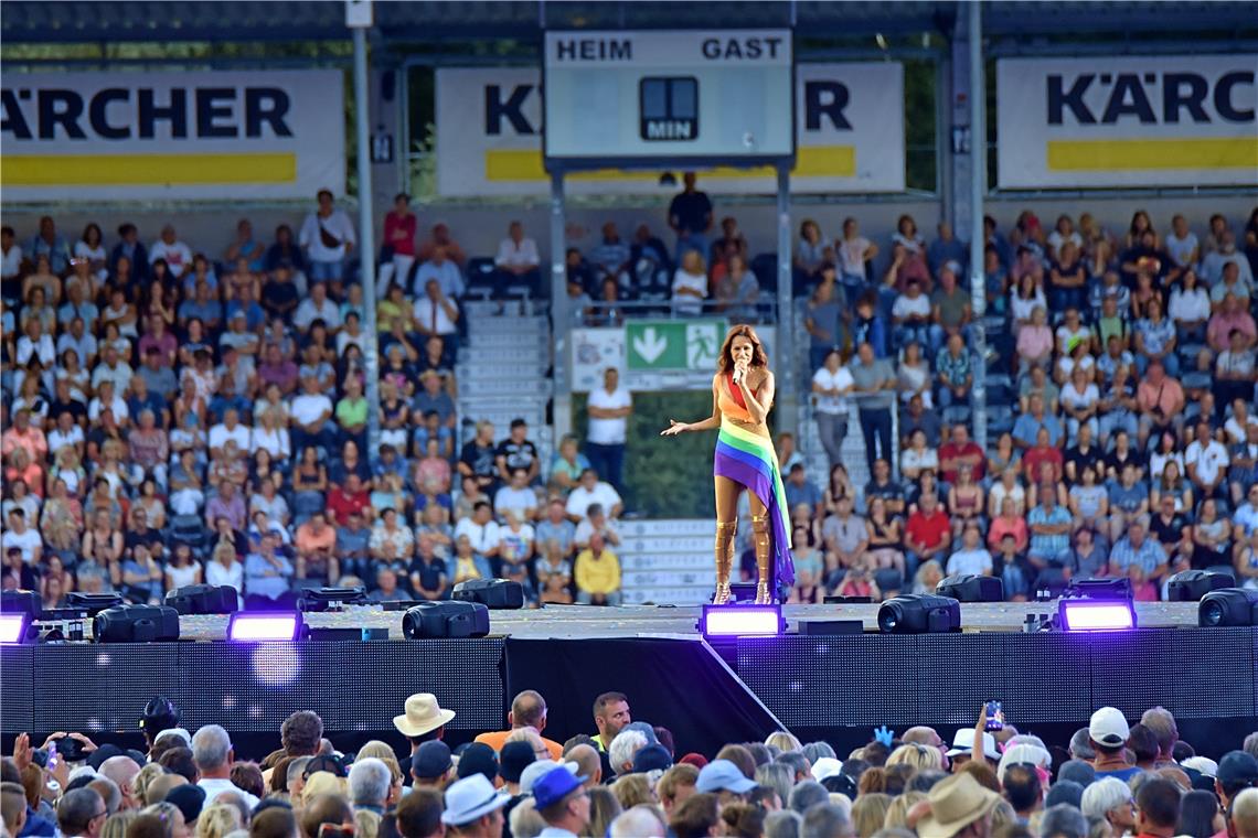 Konzert am Samstag. 15. Heimspiel Andrea Berg, 