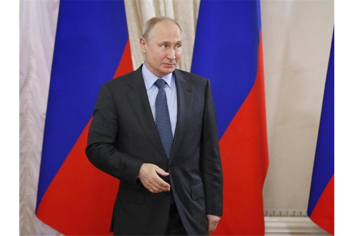 Kremlchef Wladimir Putin sieht das Verhältnis zu den USA auf dem Tiefpunkt. Foto: Yuri Kochetkov/POOL EPA/AP/dpa