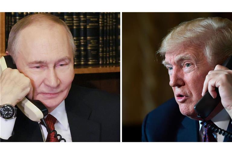 Kremlchef Wladimir Putin und US-Präsident Donald Trump haben in einem Telefonat über eine befristete Waffenruhe im Ukraine-Krieg gesprochen.