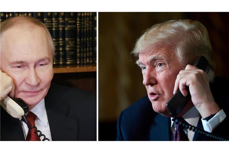 Kremlchef Wladimir Putin und US-Präsident Trump haben erneut miteinander telefoniert. (Archivbild)