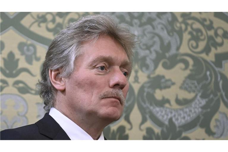 Kremlsprecher Dmitri Peskow äußerte sich am Dienstag. (Archivbild)