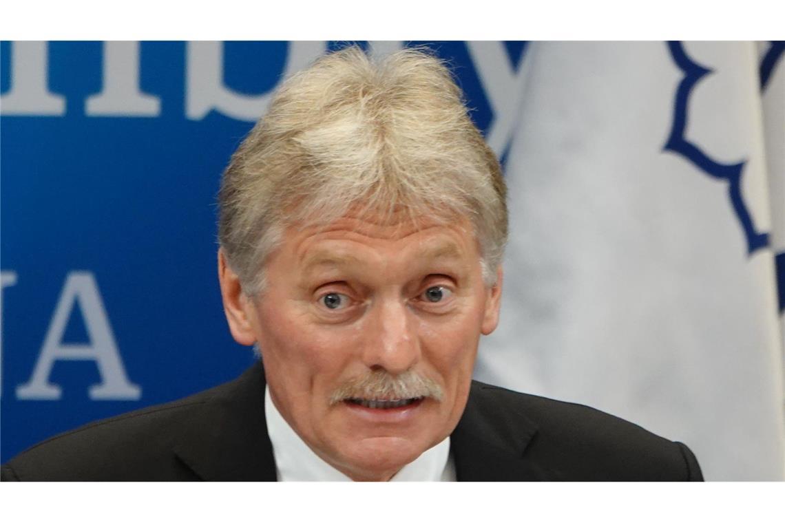 Kremlsprecher Dmitri Peskow beteuert, die USA hätte den Friedensplan nicht mit Russland besprochen.