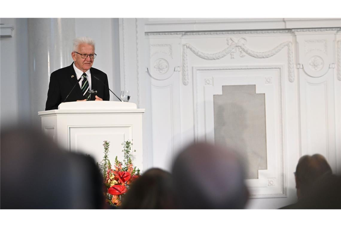 Kretschmann wurde an diesem Mittwoch in Stuttgart verabschiedet.
