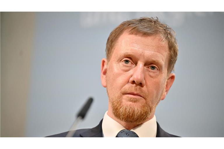 Kretschmer befürwortet Änderungen beim Bürgergeld. (Archivbild)
