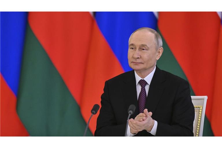 Krieg gegen die Uraine: Vom 8. bis 11. Mai will Wladimir Putin die Waffen ruhen lassen.