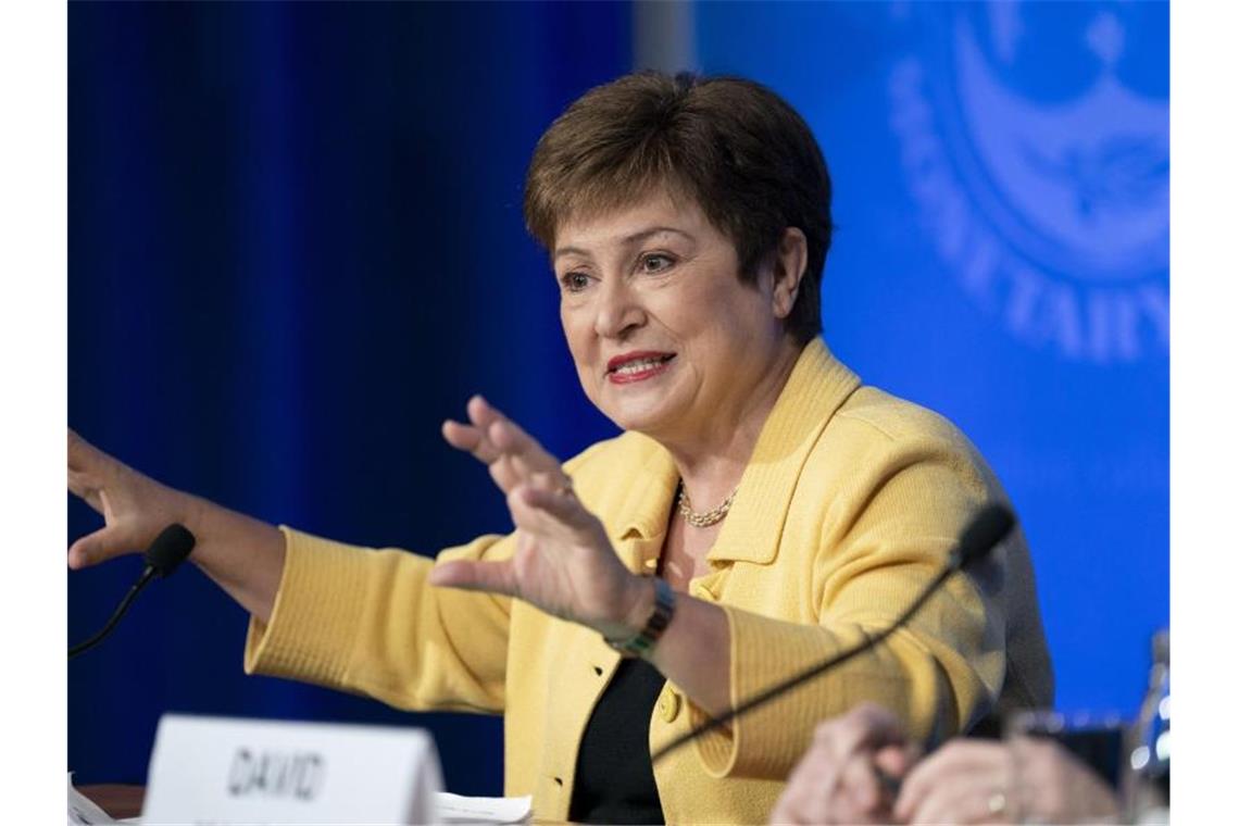 IWF-Chefin spricht sich für Reform der EU-Schuldenregeln aus Kristalina Georgiewa zufolge müssten die Fiskalregeln der EU angepasst werden, um die wirtschaftliche Realität nach der Pandemie zu reflektieren. Foto: Liu Jie/XinHua/dpa