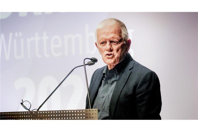 Kritischer Geist: Fritz Kuhn bei der Langen Nacht der Demokratie im Oktober 2024 in der VHS.