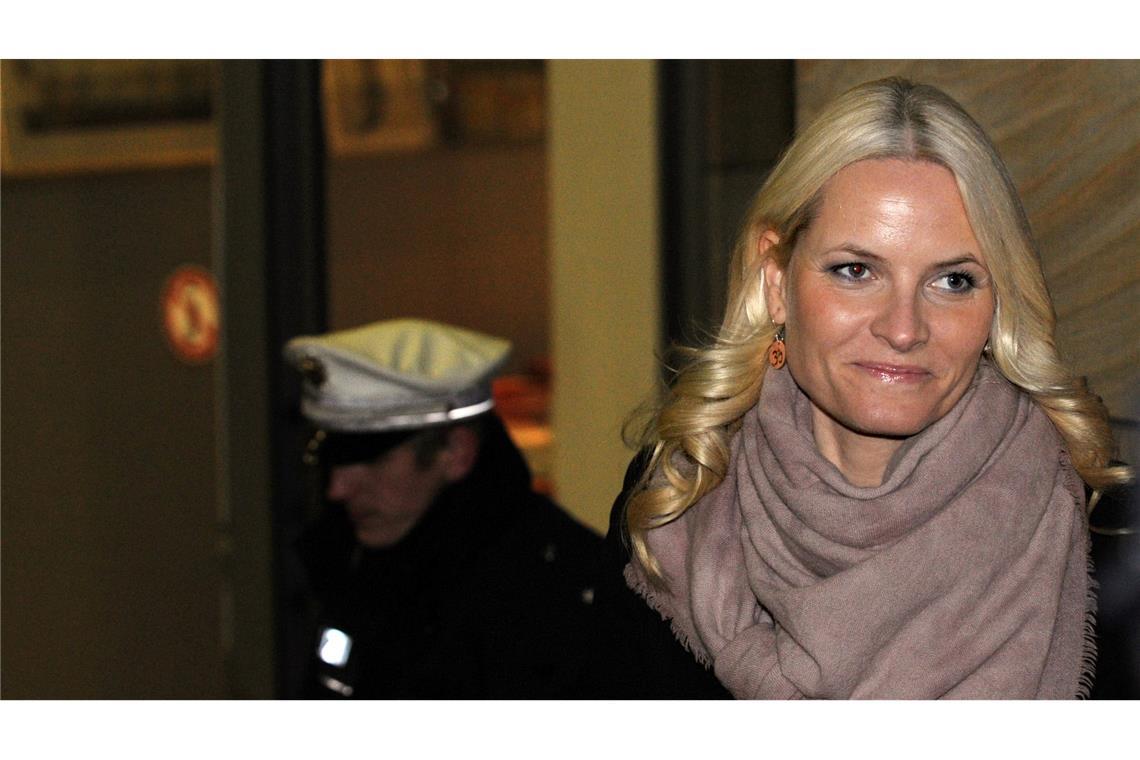 Kronprinzessin Mette-Marit im Jahr 2012: Zu dieser Zeit hatte sie Kontakt zu Epstein.